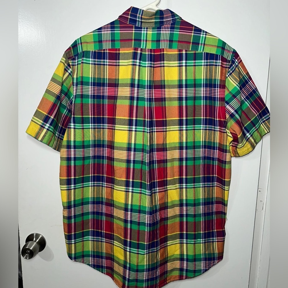 Polo Ralph Lauren Men's Plaid Cotton Oxford Shirt Size XL - Picture 7 of 7